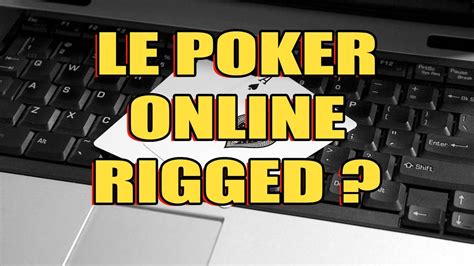 poker internet truqué